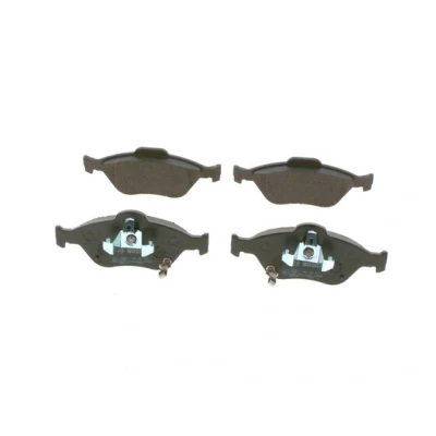 Abbildung von BOSCH 0 986 494 101 Bremsbelagsatz Low Metallic mit akustischer Verschleißwarnung Kolbenclip, Montageanleitung TOYOTA: Yaris III Kastenwagen