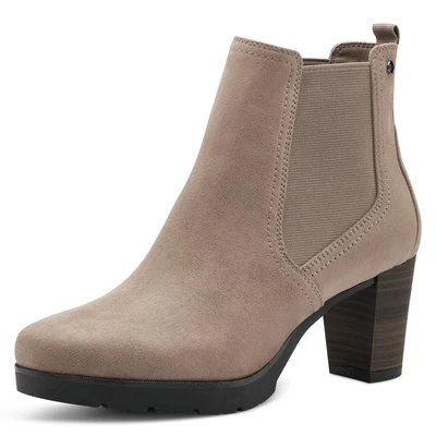 Abbildung von Tamaris Stiefelette, Damen, Größe: 42, Taupe Schuhe