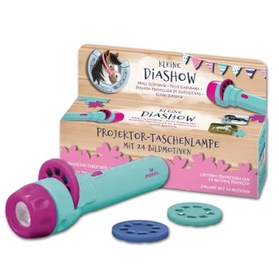 Abbildung von Kleine Diashow Taschenlampenprojektor Pferde 24 Bilder