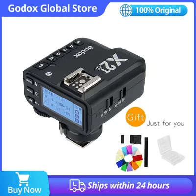 Abbildung von Godox X2T F TTL Wireless Trigger Flash 2.4G 1 / 8000s HSS Manueller Funktionsauslöser für FUJIFILM Kameras mit sauberem Stoff
