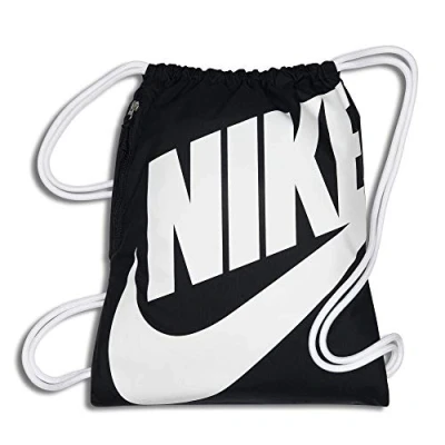 Abbildung von Nike Herren Heritage Gym Sack Dunkelgrau/Schwarz/Schwarz, 43 x 33 cm
