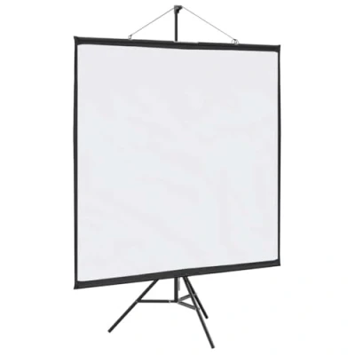 Abbildung von vidaXL Leinwand Beamer mit Stativ 67 Zoll 1:1