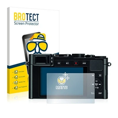 Abbildung von BROTECT Entspiegelungs Schutzfolie für Leica D Lux (Typ 109) (2 Stück) Matte Displayschutz Folie, Anti Reflex, Fingerprint