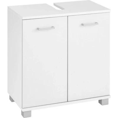 Abbildung von Schildmeyer Waschbeckenunterschrank &quot;Mobes, Made in Germany&quot;, Breite/Höhe: 59,8/62,4 cm, Badschrank mit Doppeltür, Zwischenboden