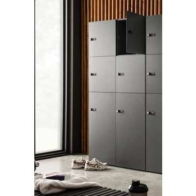 Abbildung von Schildmeyer Garderoben Set &quot;Locked Spind Schrank mit 4 Spinden&quot;, (4 St.), 2x 1 Tür, 2 x Türen, Made in Germany