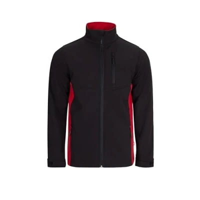 Abbildung von VELILLA Unisex Softshelljacke zweifarbig, schwarz/rot, XL