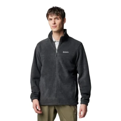 Abbildung von Columbia Herren Steens Mountain Full Zip 2.0 Sweater Fleecejacke, Charcoal Heather, X Large Hoch