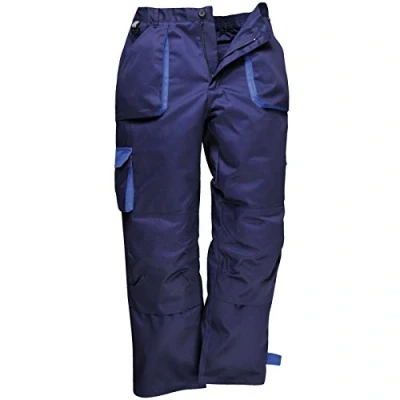 Abbildung von Portwest Texo Kontrast Hose, Größe: M, Farbe: Marine, TX11NARM