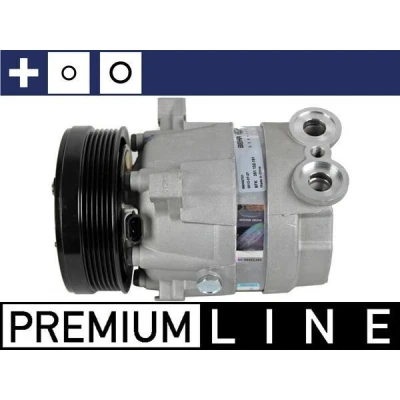 Abbildung von MAHLE ORIGINAL ACP 674 000P Kompressor V5 12V PAG 150 R134a mit Dichtring OPEL: Calibra A