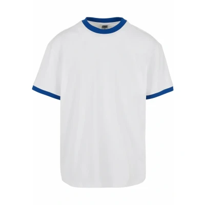 Abbildung von Urban Classics Ringer TEE Tshirt basic, Herren, Größe: XXL, White royal