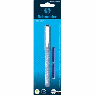 Abbildung von SCHNEIDER Schreibgeräte Füllhalter Glam, M, sortiert, 1er Blisterkarte inkl. 2 Tintenpatronen