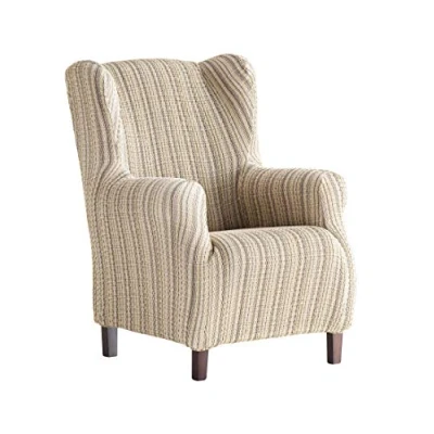 Abbildung von Martina Home Mejico Elastischer Sesselbezug, Textur, beige, 33x42x8 cm