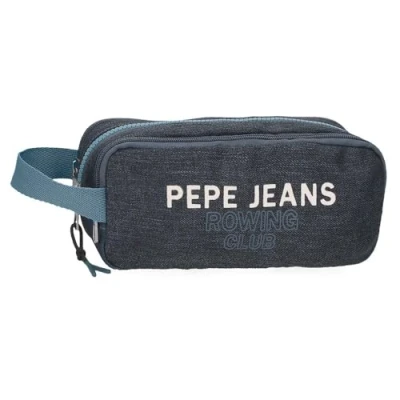 Abbildung von Pepe Jeans Joumma Bags by Bags, 3 teiliges Federmäppchen, blau, 22 x 10 9 cm, Polyester, Dreifaches Federmäppchen