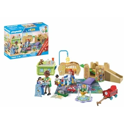 Abbildung von Playmobil® Konstruktions Spielset Krabbelgruppe (71649), My Life, (74 St), Made in Europe