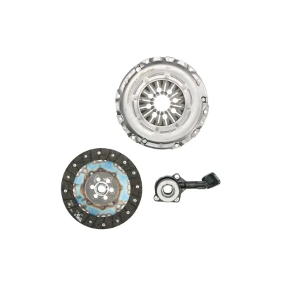 Abbildung von VALEO KIT3P (CSC) 834084 Kupplungssatz mit Kupplungsdruckplatte, Zentralausrücker Kupplungsscheibe 240 FORD: Galaxy Mk2 MPV, MONDEO 4 Turnier