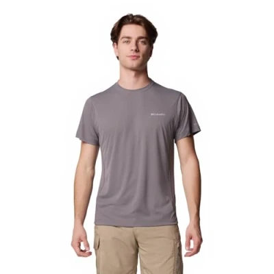 Abbildung von Columbia Men&#039;s Zero Rules Light Short Sleeve Crew, Technical T Shirt, City Grey, XXL