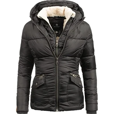 Abbildung von Navahoo Megan Winterjacke, Damen, Größe: Medium, Black