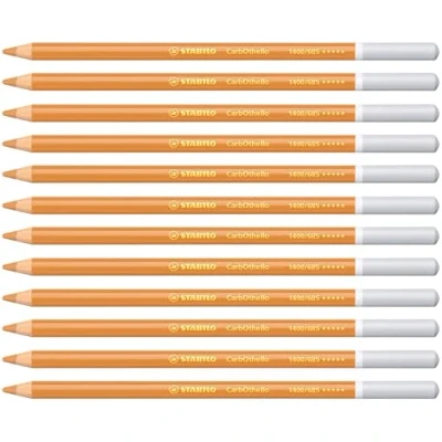 Abbildung von Pastellkreidestift STABILO CarbOthello 12er Pack terra die Siena