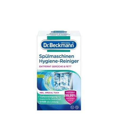 Abbildung von Dr. Beckmann Spülmaschinen Hygiene Reiniger 75g / Spezial Reinigungs Tuch