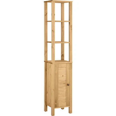 Abbildung von Home affaire Hochschrank &quot;Ayanna&quot;, aus Massivholz, Breite 33 cm