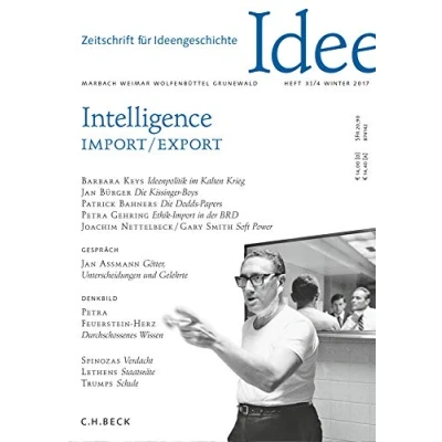 Abbildung von Zeitschrift für Ideengeschichte Heft XI/4 Winter 2017: Intelligence Import/Export
