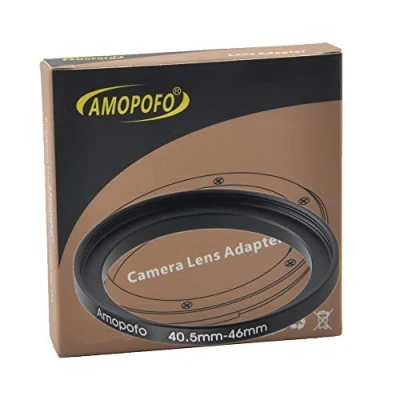 Abbildung von 40.5 bis 46mm Metall Filter Ring,40.5 Step up Filteradapter Ring von Kamera Objektiv mit 40.5mm Filtergewinde auf