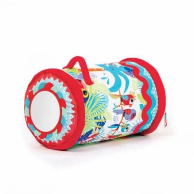 Abbildung von Ludi Baby Rolle, 40 x 25 20 cm, ab 6 Monaten die aufblasbare Rolle fördert Motorik von Kindern.