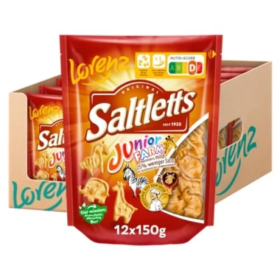 Abbildung von Lorenz Snack World Saltletts Junior Farm, 12er Pack (12 x 150 g)