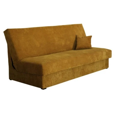 Abbildung von Schlafsofa Adela Mini Cord mit Bettkasten, 3 Sitzer Sofa, Bettsofa, Couch Schlaffunktion, Polstersofa, Schlafsofa, Couchgarnitur, Farbauswahl (Poso 1)