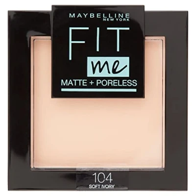 Abbildung von Maybelline New York, Gemey Fit Me puder matt antipores 104 Nu, Soft Ivory.