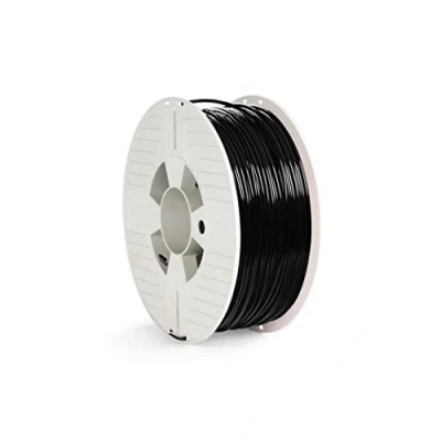 Abbildung von Verbatim ABS Filament 3D Druck, 2,85mm, 1kg, Hochleistungs Acrylnitril Butadien Styrol zur Materialextrusion, für Drucker und Stift, aus ABS, schwarz