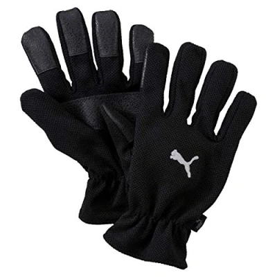 Abbildung von Puma Winter Players Fingerhandschuh, Größe: 10, Black white