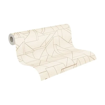 Abbildung von living walls Vliestapete &quot;Metropolitan Stories. Travel Styles. Tapete mit Grafik&quot;, metallic, Metallic Grafisch Elegant