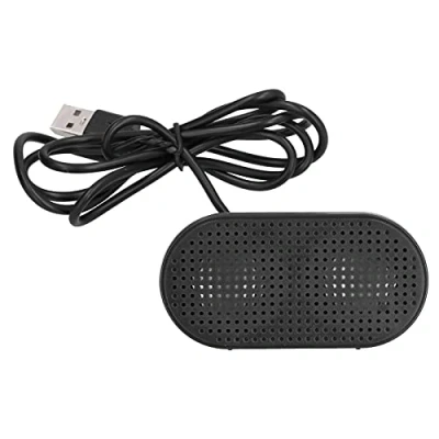 Abbildung von Computerlautsprecher, Kabelgebundener USB Desktop Lautsprecher, betriebene Stereo Computerlautsprecher für Windows PCs/Laptops, Kleine Computer Soundbar mit Hochwertigem Sound, Lauter Lautstärke