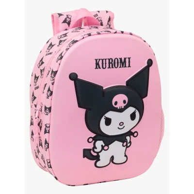 Abbildung von Hello Kitty Kuromi 3D Kinder Rucksack 8,5L, Hellrosa