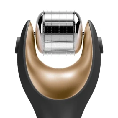 Abbildung von MicroNeedle Kopf für GESKE SmartAppGuided™ Face Roller Professioneller Microneedling Aufsatz Dermaroller Hautregeneration mit purem Glanz