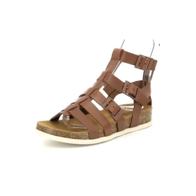 Abbildung von Kickers Riemensandalette, Damen, Größe: 37, Marron clair Schuhe