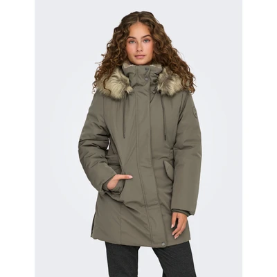 Abbildung von ONLY Onlnewpriska Wintermantel, Damen, Größe: Large, Walnut