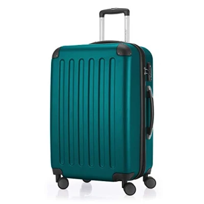 Abbildung von HAUPTSTADTKOFFER SPREE Hartschalen Koffer Trolley Rollkoffer Reisekoffer, 4 Doppel Rollen, 65 cm, 74 L, Aqua Grün