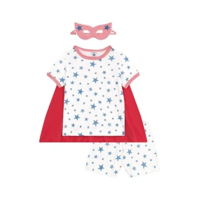 Abbildung von Petit Bateau KIDS Brest Pyjacourt Nachtwäsche Set für Kinder, Größe: 128, Marshmallow/multicolor