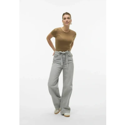 Abbildung von Aware Vmines Fiona Oneck Tshirt basic, Damen, Größe: XL, Otter