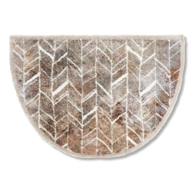 Abbildung von ASTRA Fußmatte &quot;Pure&amp;Soft 018&quot;, halbrund, Sauberlaufmatte, weiche Oberfläche, waschbar, rutschfest