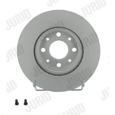 Abbildung von JURID 561861JC Bremsscheibe 257 20 4 98 Belüftet beschichtet mit Schrauben FIAT: Punto II Schrägheck, Doblo I Kombi, Barchetta, ALFA ROMEO: 155, 145