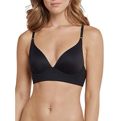 Abbildung von Schiesser Damen Lounge Bra ohne Verschluss Invisible Soft Gepolsterter BH, schwarz_158624, 70C
