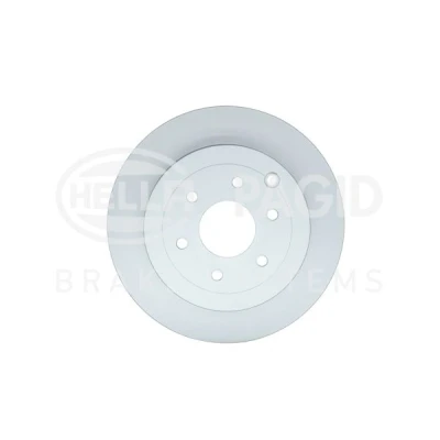 Abbildung von HELLA 8DD 355 131 391 Bremsscheibe 308 18 06/07 114,3 innenbelüftet beschichtet ohne Radbefestigungsbolzen, Radnabe