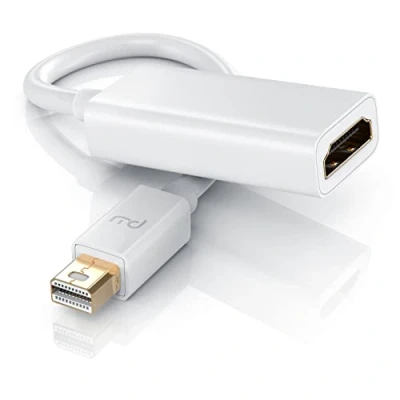 Abbildung von CSL 4K Mini DisplayPort zu HDMI Adapter MiniDP auf Konverterkabel bis Ultra HD 2160p 60Hz 2.0 HDR fähig