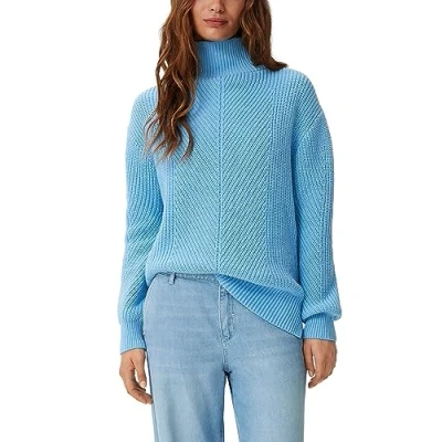 Abbildung von comma casual identity MIX Strickpullover, Damen, Größe: 44, Himmelblau