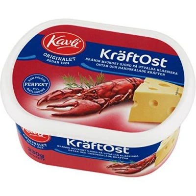 Abbildung von Kräftost 330g Kavli Streichkäse mit Krebsfleisch (330g)
