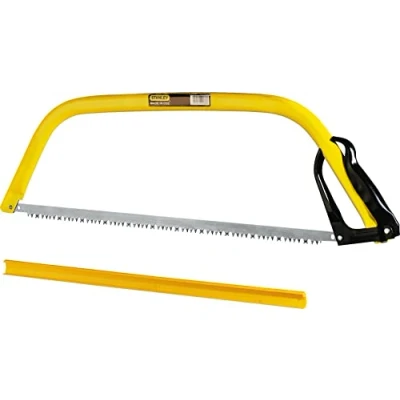 Abbildung von Stanley Bügelsäge Hobelzahnung (750 mm Länge, Hardpoint Hobelzahnung, ergonomischer Spanngriff, Schwedenstahl) 1 15 403