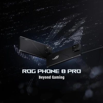 Abbildung von ASUS ROG Phone 8 Pro, EU Official, Phantom Black, 16GB RAM 512GB Speicherplatz, Snapdragon Gen 3, 6,78&quot; AMOLED 165Hz, 50MP Gimbal Kamera